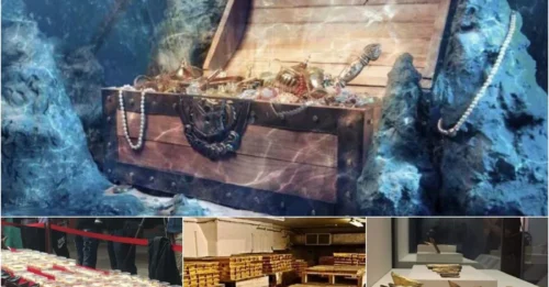 Hundreds of silver ingots were exposed on the riverbank, revealing a huge Treasure of more than 30,000 treasures at the bottom of the river