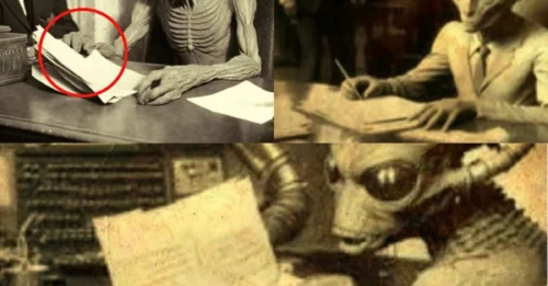 Unveiling Historical Photos: Evidence of Past Cooperation and Communication Between Humans and Aliens