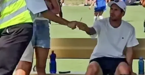 Security tackles young fan brutally as he tries to hug Messi!