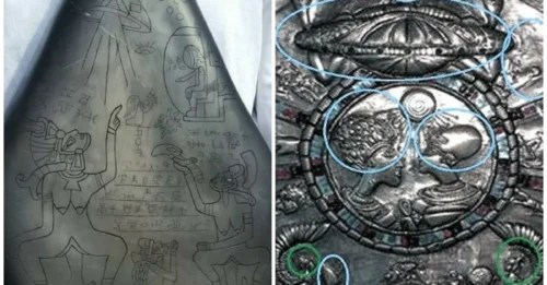 Fascinating Ancient Stele Unveil Documented Encounters with UFOs