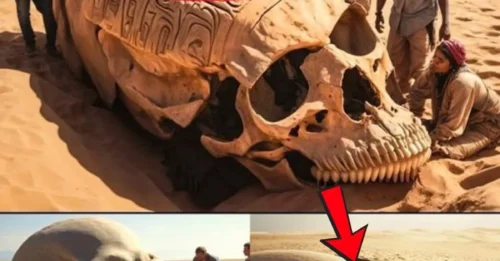 Archaeologists Astonished: Discovery of Alien-Like Humanoid Skeleton in Desert Alters Historical Understanding.