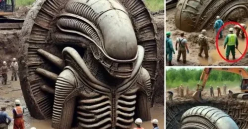 Massive Alien Statue Unearthed Deep Underground: A Discovery That Shattered History