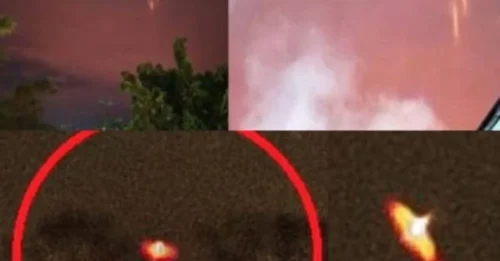 Strange red lights hovered over Mexico’s night sky—silent, unblinking, and perfectly aligned—sparking whispers of an alien surveillance grid.