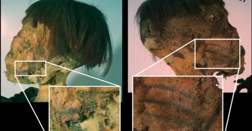 Rare facial tattoos discovered on 800-year-old South American mummy