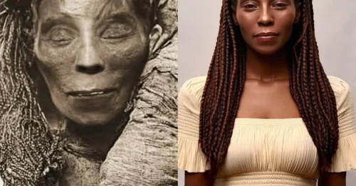Unveiling Ancient Beauty: The Serene Face of Lady Rai, Queen Ahmose-Nefertari's Nurse, Reimagined After 3,500 Years!