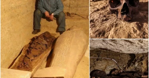 Sixteen ancient tombs containing mummified bodies of high priests uncovered in Egypt