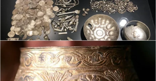 The ‘biggest and most important’ discovery in over 150 years when a father and son metal detector enthusiast discovered a stunning Viking treasure in a field in Harrogate