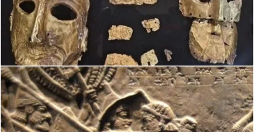 Elamite Gold Masks Amongst Others Recovered in Iran Undercover Operation