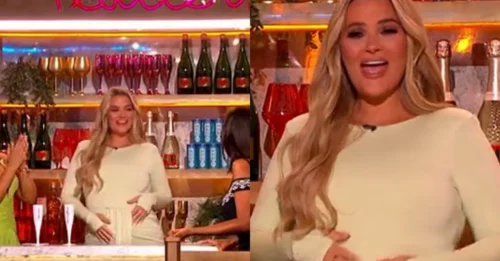 No more rumors! Shaughna Phillips officially confirms her pregnancy live on AfterSun, with Maya Jama making the surprise reveal!