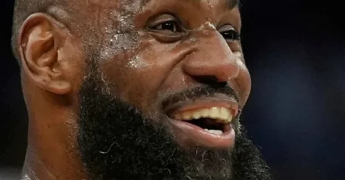 LeBron James shows his true colors with a young girl who tried to interview him but struggled to reach the guard