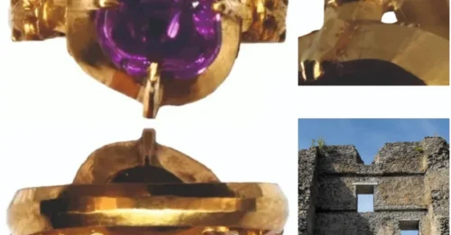 700-Year-Old Gold Ring Discovered In The Ruins Of A Slovakian Castle Found To Feature A Sapphire From Sri Lanka