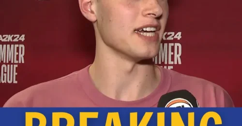 From Genius to Scandal in a Flash: NBA Rookie Shocks Fans by Suddenly 'Confessing' to the Warriors on Draft Night!