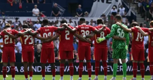 Poignant tributes for Diogo Jota and Andre Silva at Preston v Liverpool
