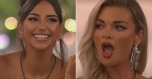 Explosive Scandal: 'Mean Girl' Ambushed by 4 Furious Girls in a No-Holds-Barred Love Island Showdown!