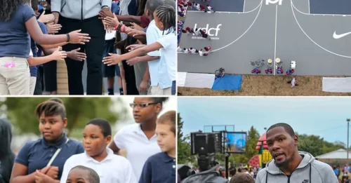 KD'S $1M GIFT: Kevin Durant Builds State-of-the-Art Community Court to Inspire Next Generation!