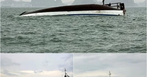 Rescatistas recuperan 27 cadáveres, incluidos ocho niños, tras el vuelco de un barco turístico en medio de una tormenta en Vietnam.