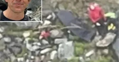 Momento en que el periodista británico desaparecido es encontrado en las montañas de Noruega mientras los rescatistas revelan cómo sobrevivió durante CINCO DÍAS