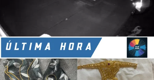 Momento en el que unos ladrones roban 500.000 libras esterlinas en joyas de oro de una casa en un asalto descarado mientras la familia está sentada dentro.