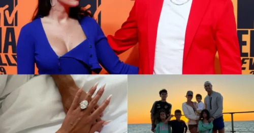 Georgina Rodríguez, la novia de Cristiano Ronaldo, revela que FINALMENTE están comprometidos mientras muestra un enorme anillo.