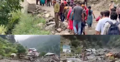 Al menos 56 muertos y decenas de desaparecidos después de que las inundaciones repentinas en el Himalaya arrasaran ciudades dejándolas cubiertas de barro.