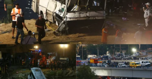 Al menos 18 muertos y nueve heridos después de que un autobús se precipitara desde un puente a un río tras salirse de la carretera en Argelia.