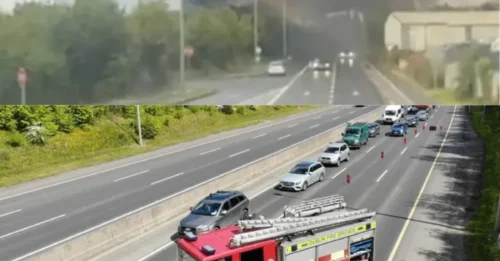 Horror tras el gran incendio que se desató en un centro de reciclaje en Dublín, al tiempo que se emite una orden importante de 