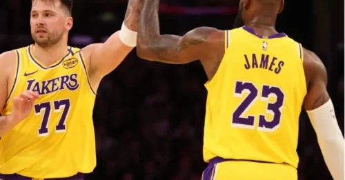 Blockbuster Bombshell: Lakers Plotting Massive $54M Heist of Mavericks Stars to Form Unstoppable Superteam With Doncic, James.