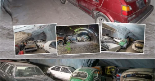 Misterio: se encuentran decenas de coches antiguos enterrados en una mina abandonada, con las llaves todavía dentro