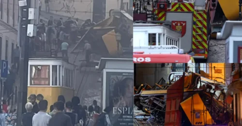 15 muertos y 23 heridos después de que un icónico funicular con turistas a bordo se precipitara cuesta abajo y descarrilara a un transeúnte aplastado.