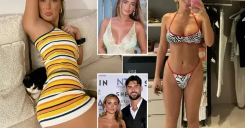 Liam Reardon had to witness the moment Millie Court completely erased the past, confidently showing off her figure during a sizzling holiday getaway