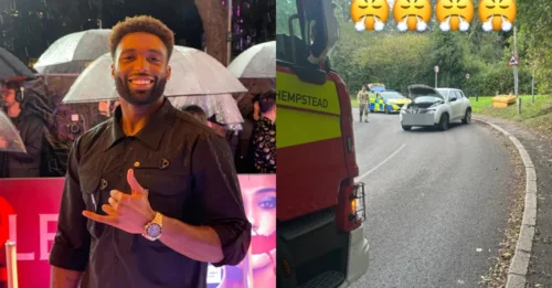 MAFS UK Groom's Dream Turned Chaos: Shares Chilling Photo of Cops with Totalled Car After Shocking Hit-and-Run