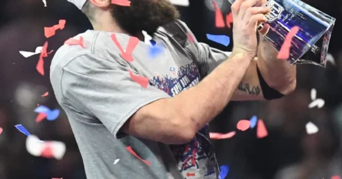 PATRIOTS LEGEND'S CAREER-DEFINING MOMENT:Patriots Legend Julian Edelman’s Red Jacket Journey Comes Full Circle
