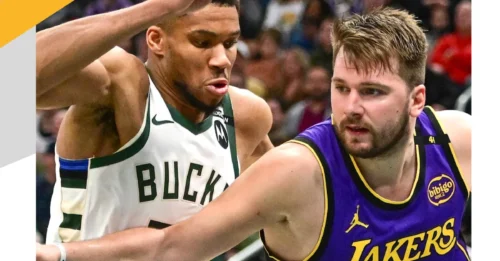 BLOCKBUSTER REACTION: Giannis Drops Cryptic 3-Word Bomb On Lakers' Stunning Doncic Trade Heist, Sends NBA World Into Frenzy.