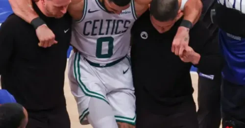 CELTICS BOMBSHELL: Tatum's Achilles Scare Heals, But Houston Trade Shock Sends Boston Into Frenzy!