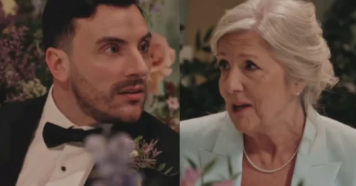 GROOM'S ULTIMATE CHALLENGE: He didn't even get a word out before his bride's mom took him down at the altar with one single word.