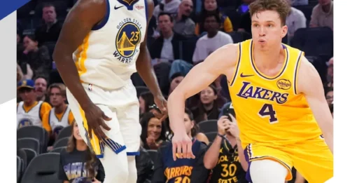 Draymond Green's NSFW Mic'd Up Moment With Lakers' Dalton Knecht Breaks the Internet