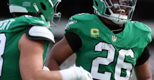 The BEAST Awakens: Eagles RB Pummels Giants in a Brutal Case of History Repeating Itself.