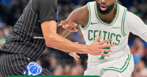 Drops the Mic IN BOSTON: Jaylen Brown’s Mysterious Comment on Refs After Celtics’ Meltdown Shocks Fans