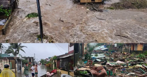 Un supertifón obliga a un millón de personas a evacuar Filipinas mientras las familias huyen de la tormenta que ya se ha cobrado dos víctimas.