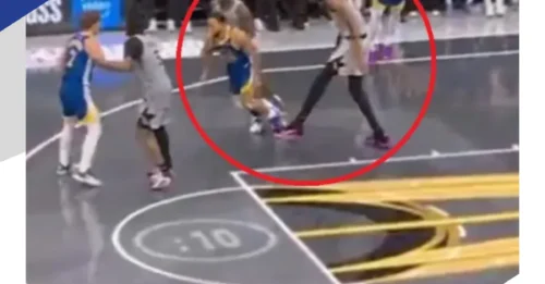 CROSSING THE LINE: Wembanyama’s Controversial Clutch Play on Steph Curry  Sparks Outrage.