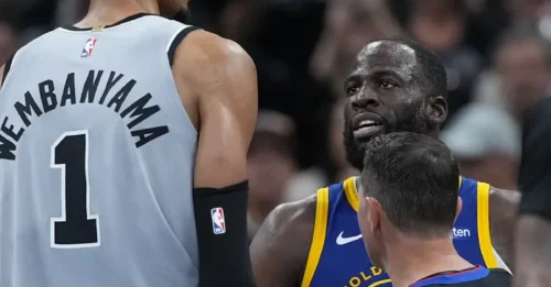The Ultimate Mic'd Up Moment: Wemby's Chilling Message to Draymond Poster Revealed