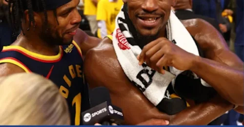 BOMBSHELL: Jimmy Butler’s Reaction to Buddy Hield Goes Viral in Warriors Loss  in just 8 words