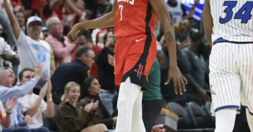 ROCKETS' KEVIN DURANT MAKES HISTORY: Kevin Durant Catches Russell Westbrook With 