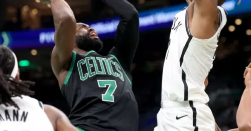 BOMBSHELL: Jaylen Brown's Catastrophic Foul Trouble Sinks Celtics in Stunning Collapse Against Nets