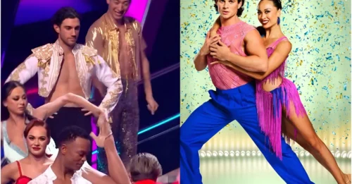 A RULE-BREAKER IN THE DANCE WAR? Strictly fans in uproar over claims Katya Jones gave Lewis Cope an 'unfair' advantage!