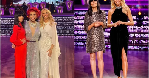 ‘What was I up to tonight with my favourite girls…?’ La Voix sends Strictly fans into meltdown as she drops her biggest hint yet that she’s taking over hosting duties — after making a secret return backstage with Tess and Claudia…