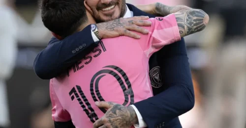 BREAKING: Emotional David Beckham hugs Lionel Messi as Inter Miami win first MLS title but Wags steal spotlight on historic night