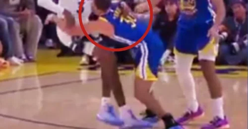 SENSATIONAL! Warriors Nation FUMING, Jaden McDaniels' BRUTAL, Controversial Foul Sends Steph Curry HARD to The Deck...Got Them On Video