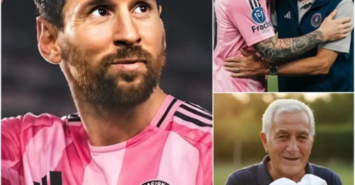 Thousands of spectators in the stands and millions watching live were stunned when Messi knelt on one knee, gently took the man’s hand, and placed a clean towel in his hand. He only said one sentence — just one sentence — but it completely changed the life of this kitman…
