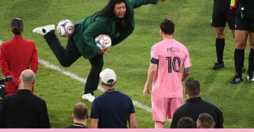 GOAT MEETS GOAT: Messi's PRE-GAME MOMENT with Legend IGNITES Inter Miami to Victory.